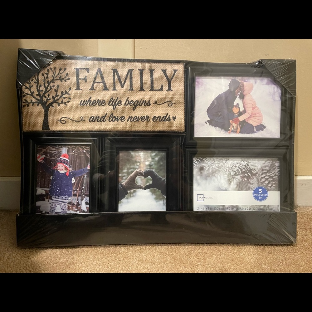 Family collage picture frames